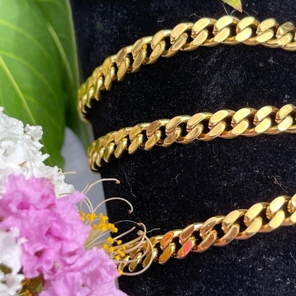 NWT Adornia 14k Gold Vermeil Cuban Chain Link Necklace - Picture 9 of 14